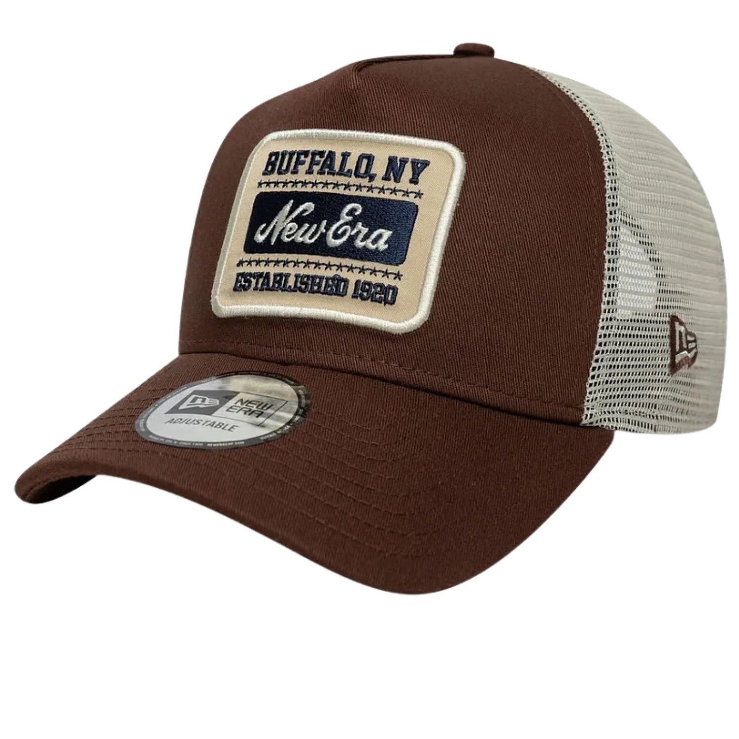 kšiltovka New Era 9FO AF Patch Trucker Branded - Brown