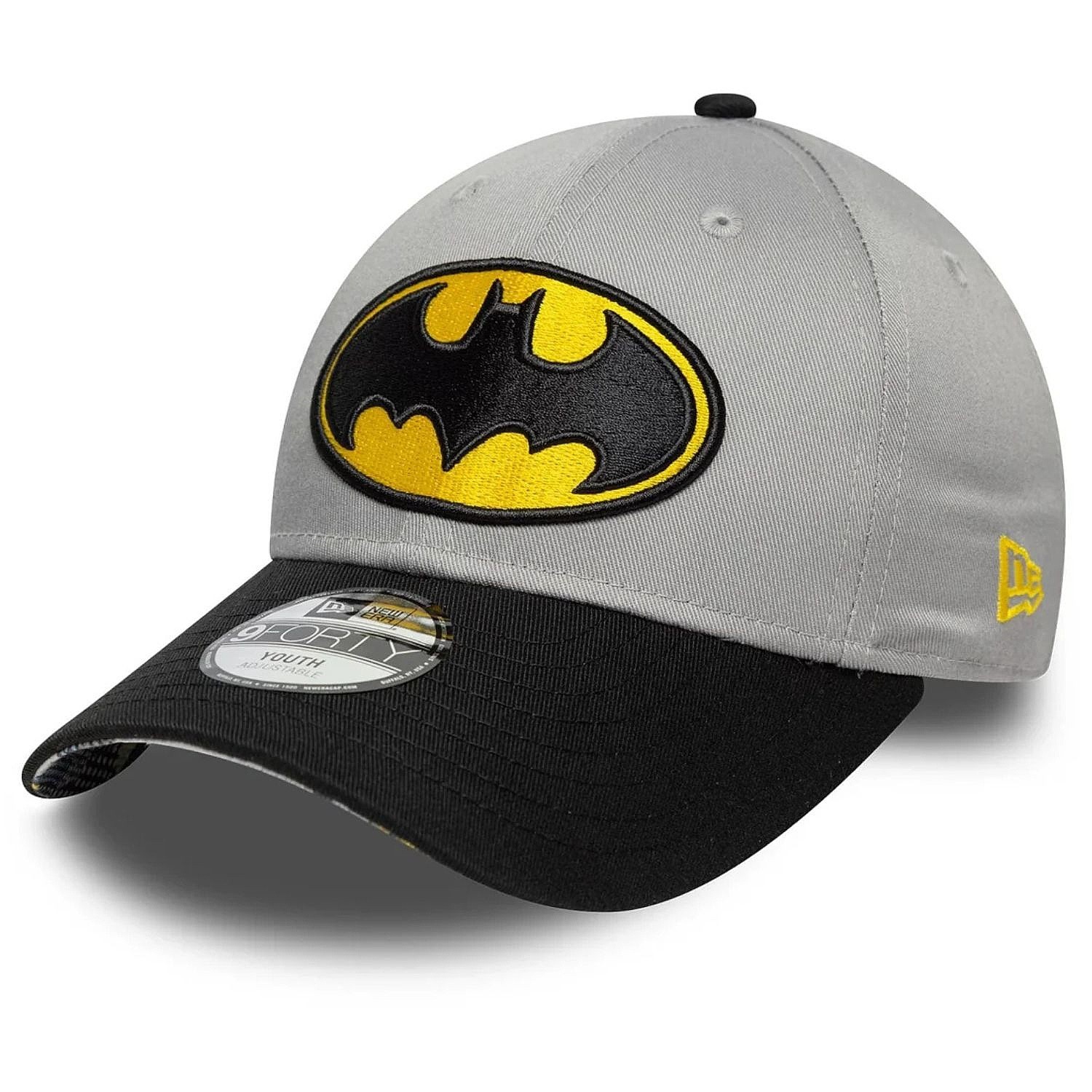 Kappe New Era 9FO DC Warner Bros Batman Youth - Gray/Black - unisex junior