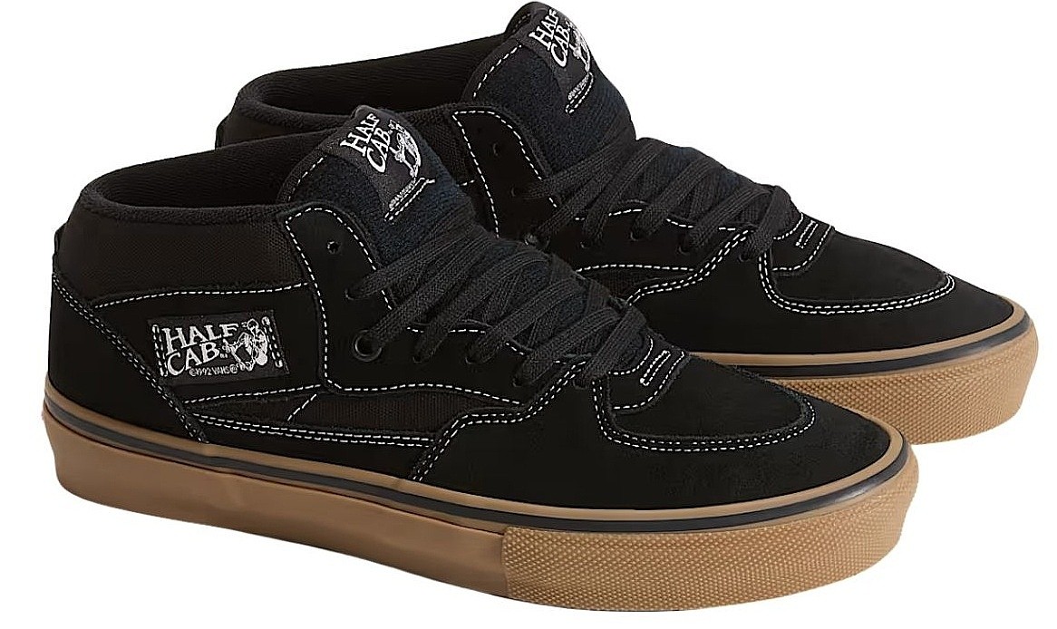 sko Vans Skate Half Cab - Black/Gum/White - men´s