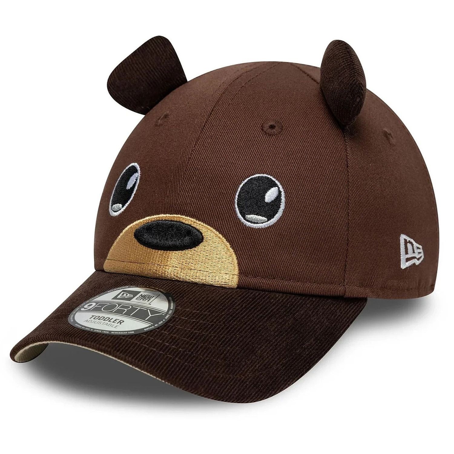 dětská kšiltovka New Era 9FO Cord Ears Toddler - Brown