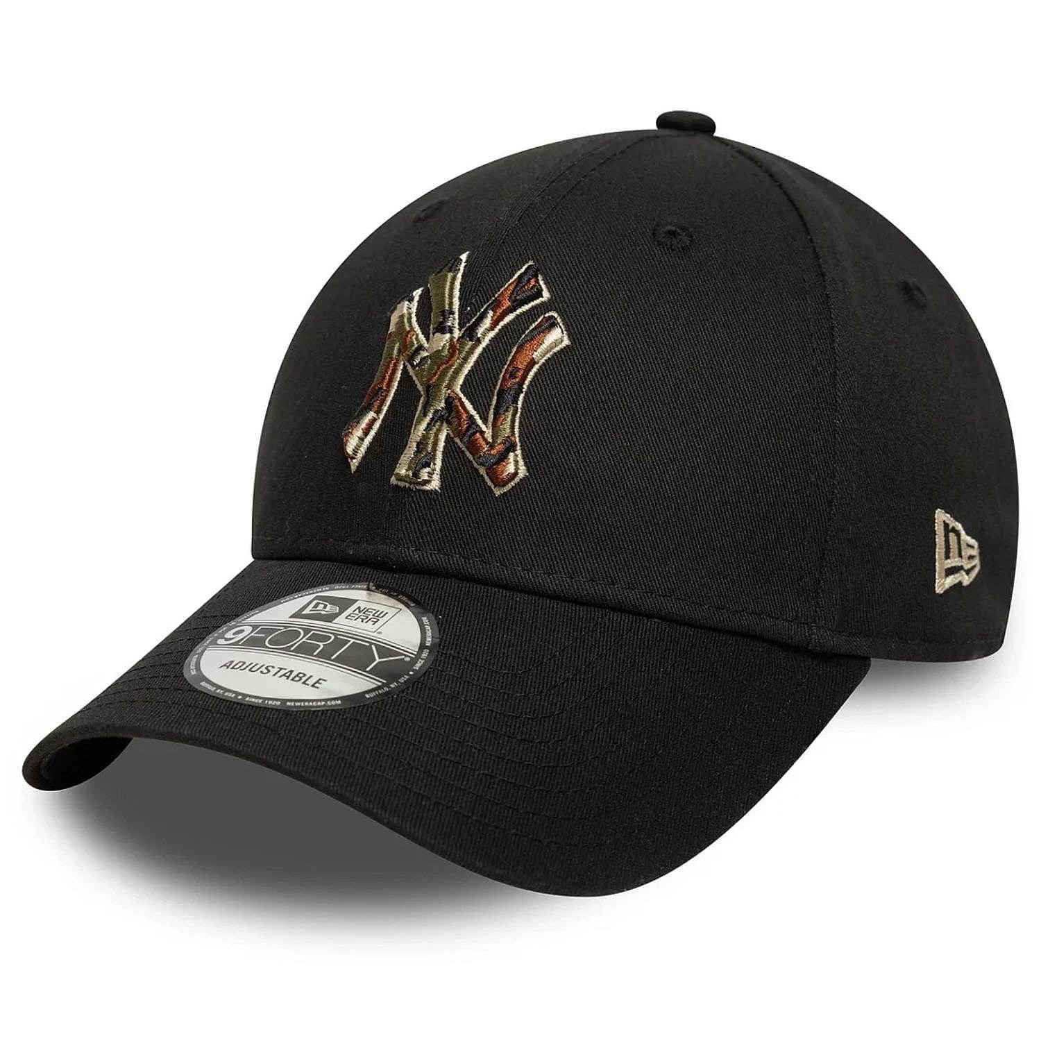 casquette New Era 9FO Outline Camo MLB New York Yankees - Black - men´s