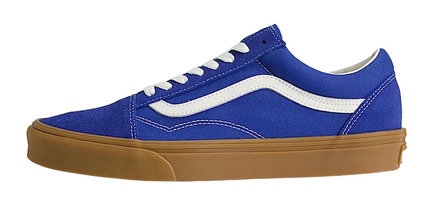 sko Vans Old Skool - Gum Royal Cobalt