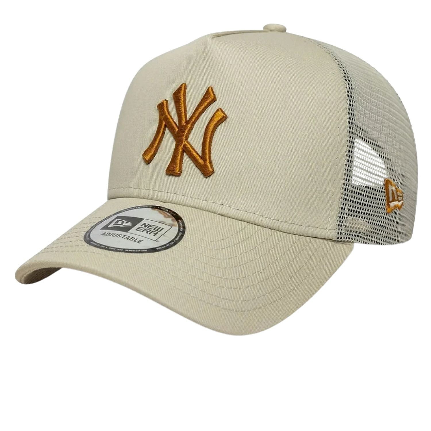 casquette New Era 9FO AF League Ess.Trucker MLB New York Yankees - Stone/Copper - men´s