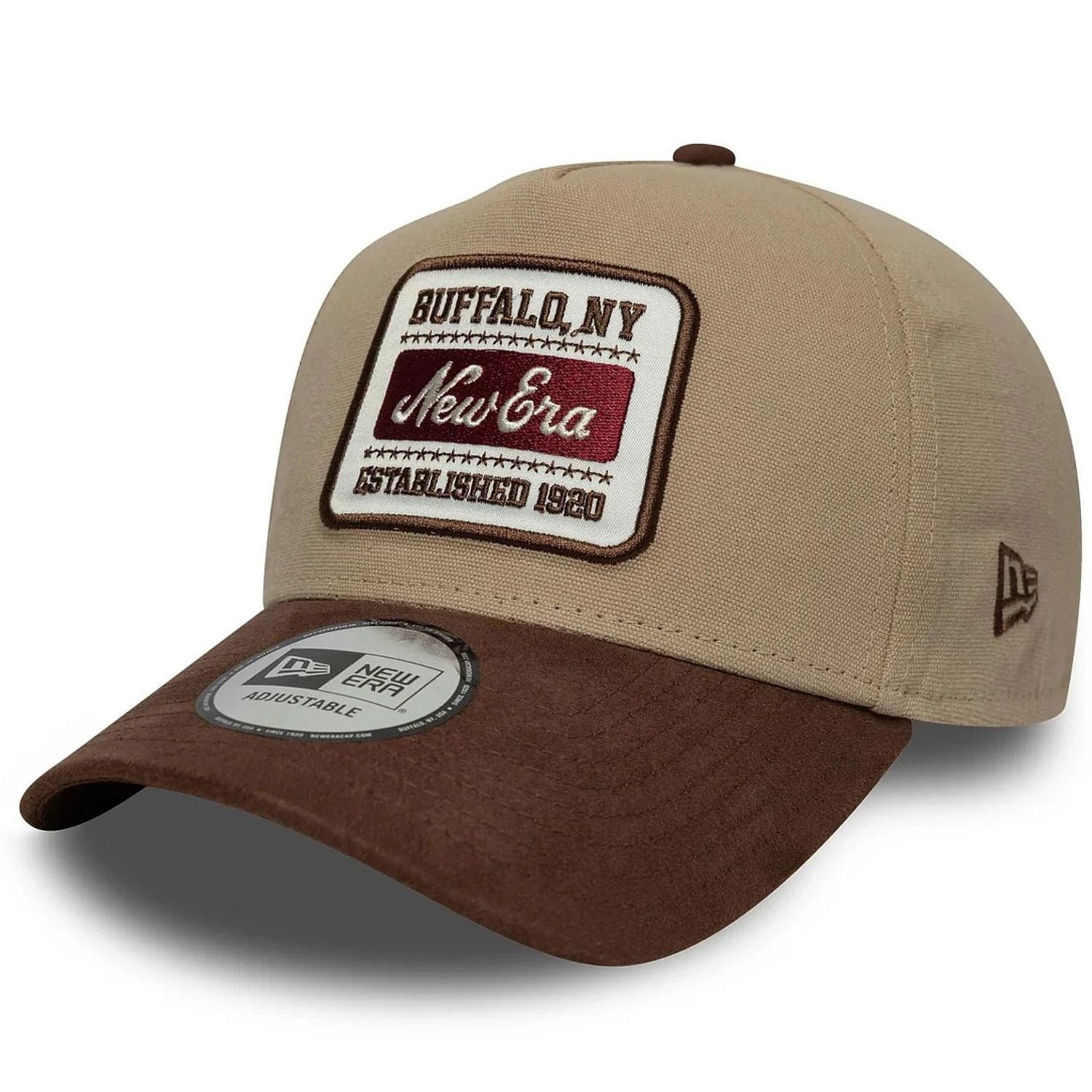 kšiltovka New Era 9FO AF Patch Suede Branded - Camel/NFL Brown Suede