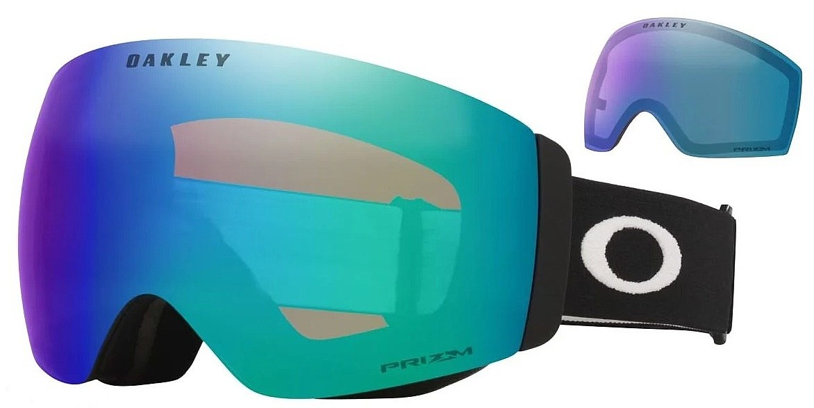 maschera da sci Oakley Flight Deck PRO M - Matte Black/Prizm Argon & Prizm Iced