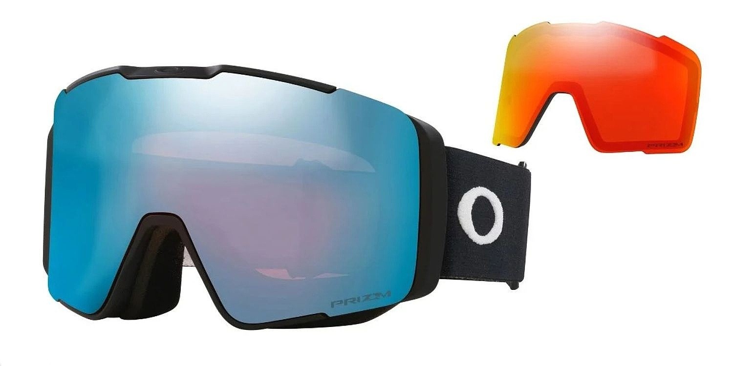 горнолыжные очки  Oakley Line Miner PRO M - Matte Black/Prizm Sapphire & Prizm Torch