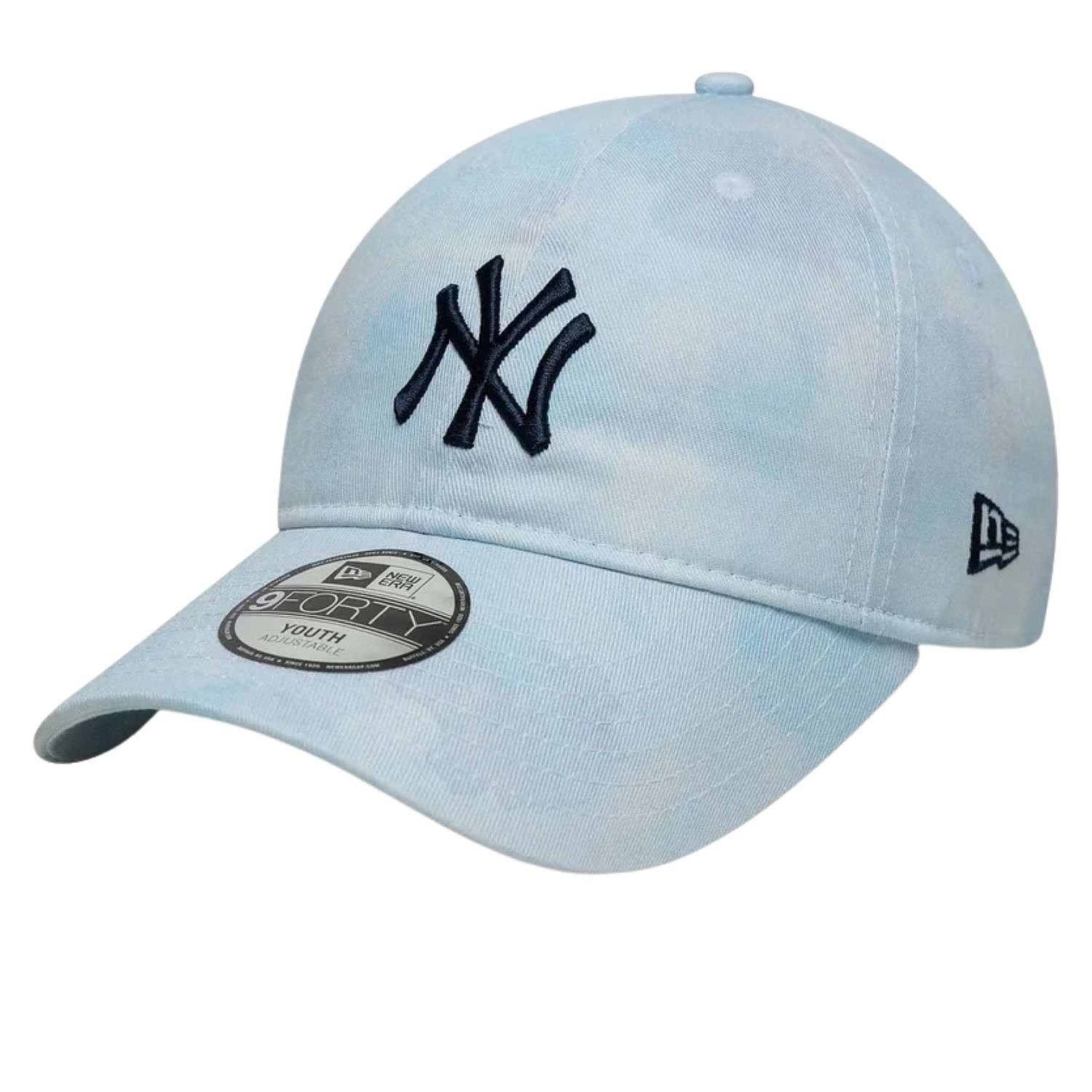 Kappe New Era 9T Tie Dye MLB New York Yankees Youth - Soft Blue/Navy - unisex junior
