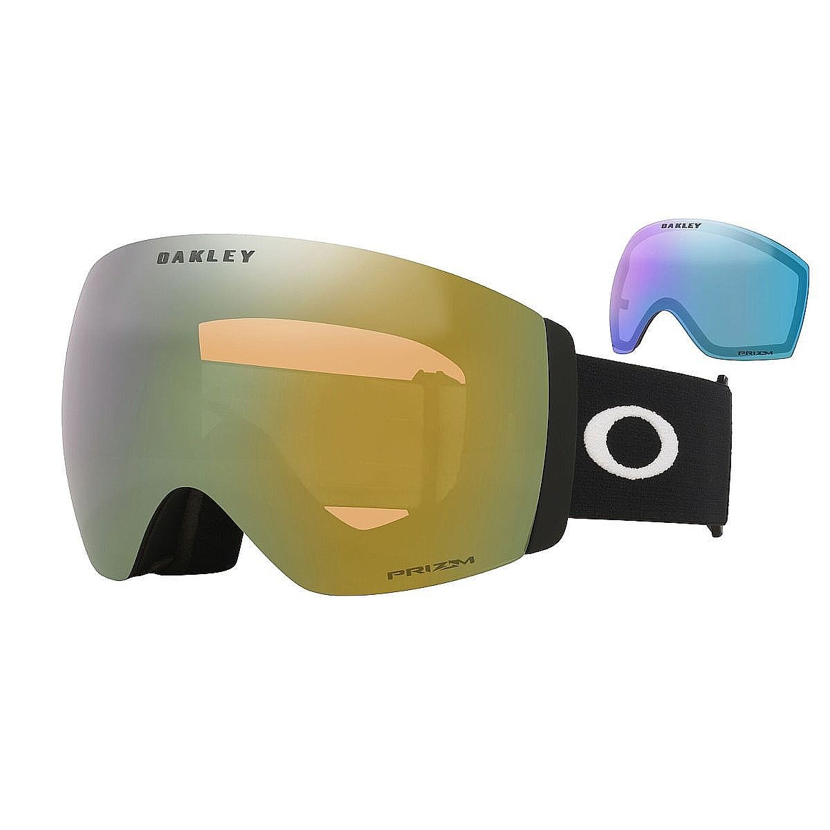горнолыжные очки  Oakley Flight Deck PRO L - Matte Black/Prizm Sage Gold & Prizm Iced