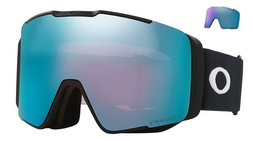 горнолыжные очки  Oakley Line Miner PRO M - Matte Black/Prizm Sapphire & Prizm Iced