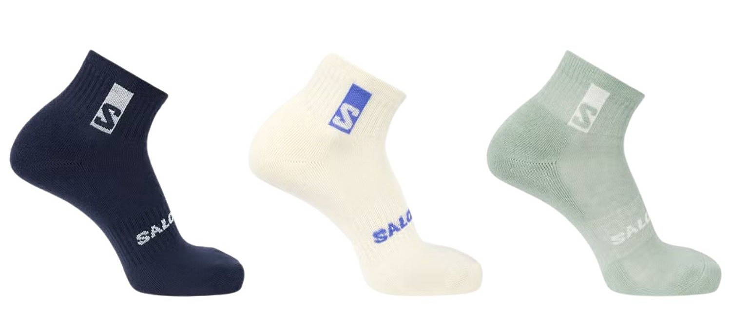chaussettes Salomon Everyday Ankle 3 Pack - Spellbound/Vanilla Ice/Ice Flow