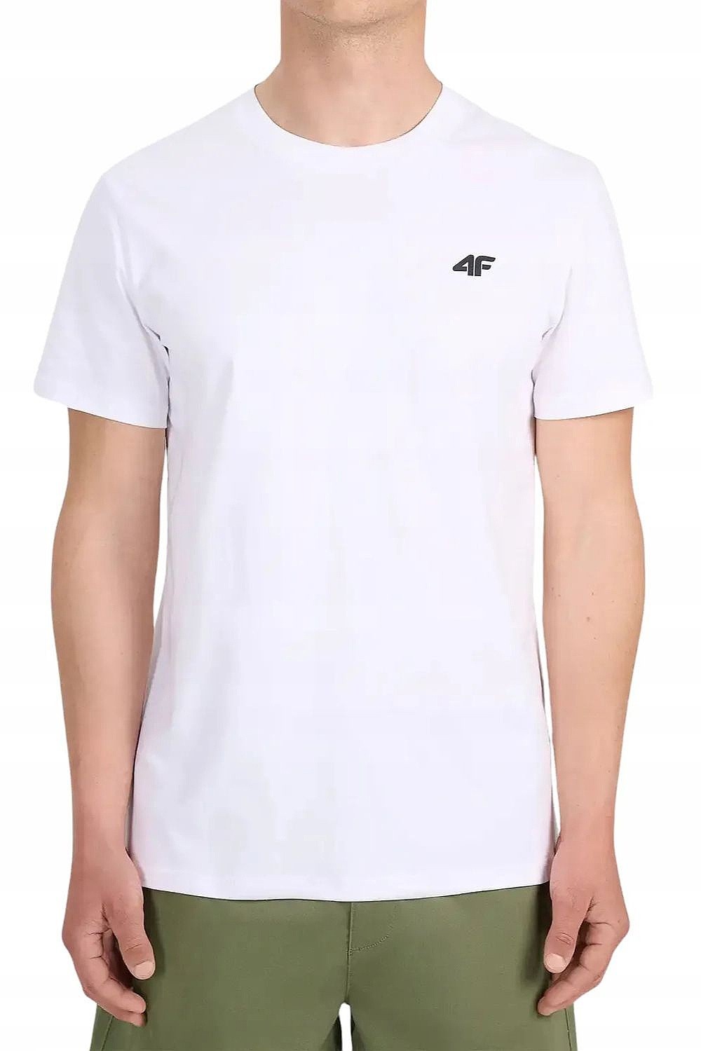 T-shirt 4F 4FWMM00TTSHM3341 - 10S/White - men´s