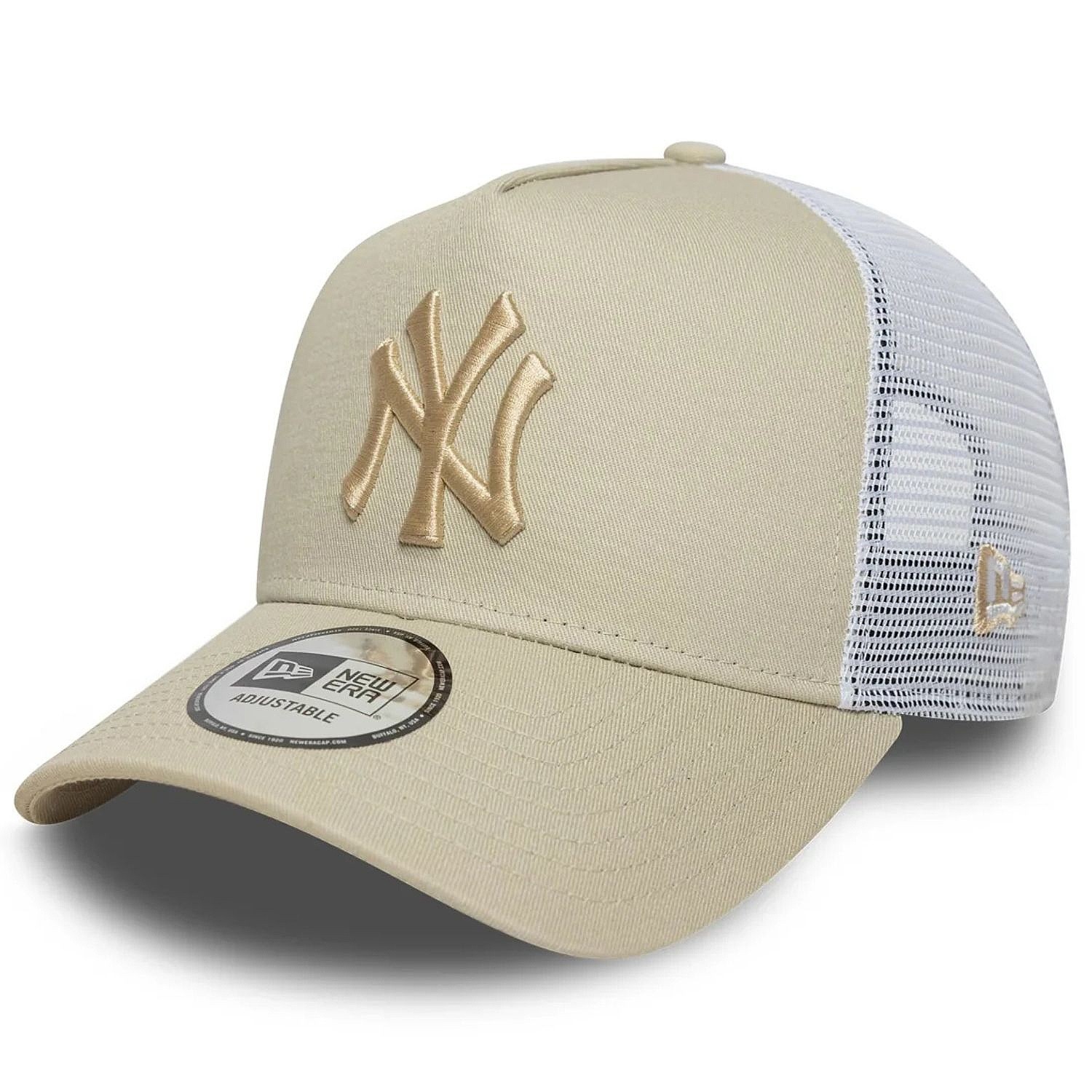 casquette New Era 9FO AF League Ess.Trucker MLB New York Yankees - Stone/Stone - men´s