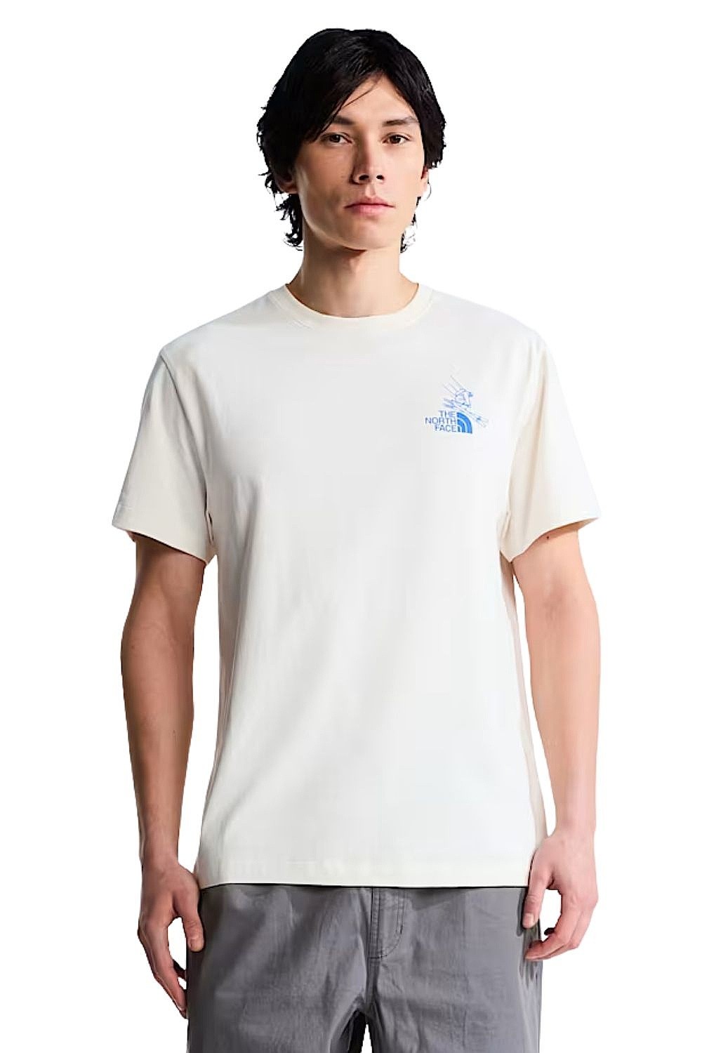 T-shirt The North Face Mountain Celebration Regular - White Dune - men´s