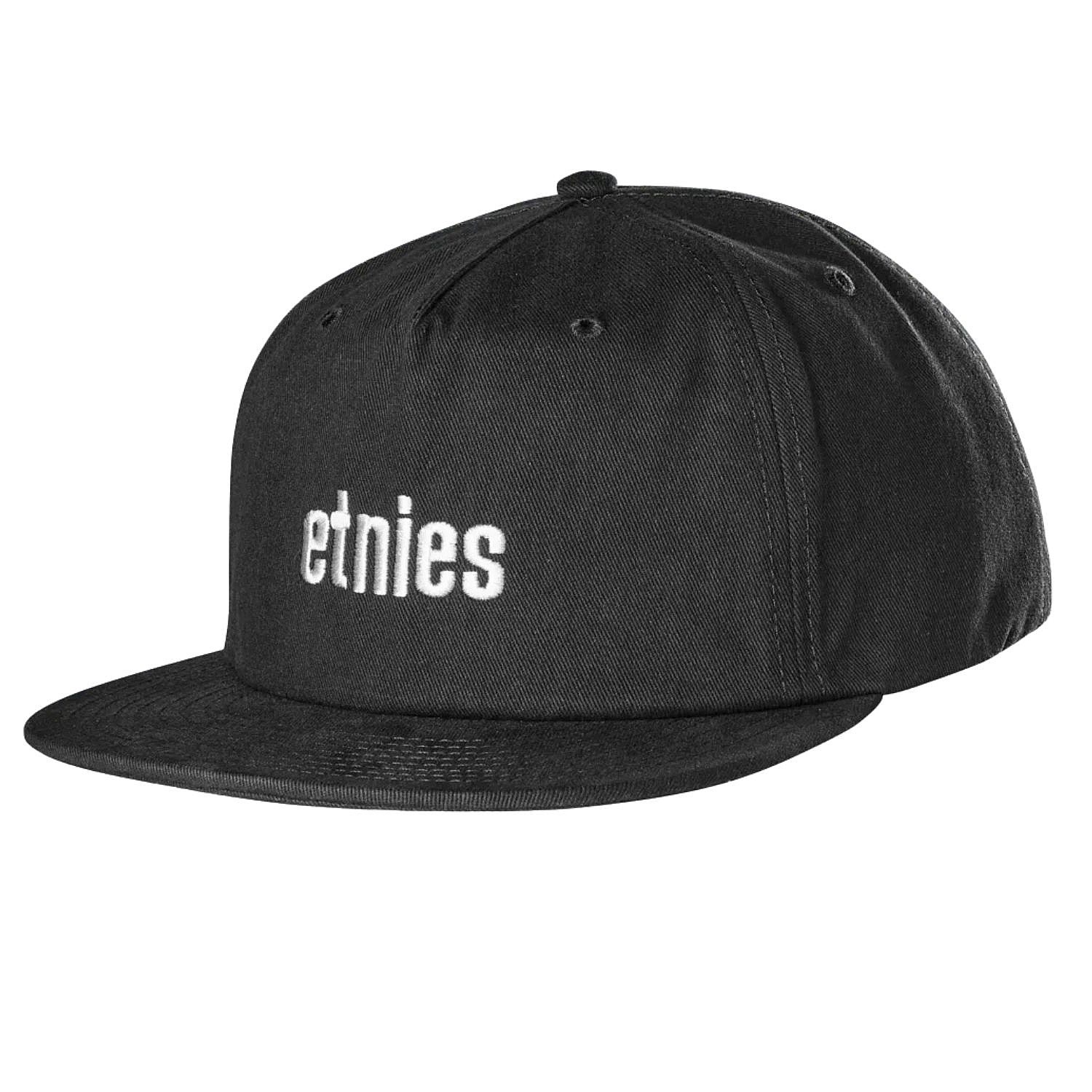 kšiltovka Etnies Icon Embroidery Snapback - Black