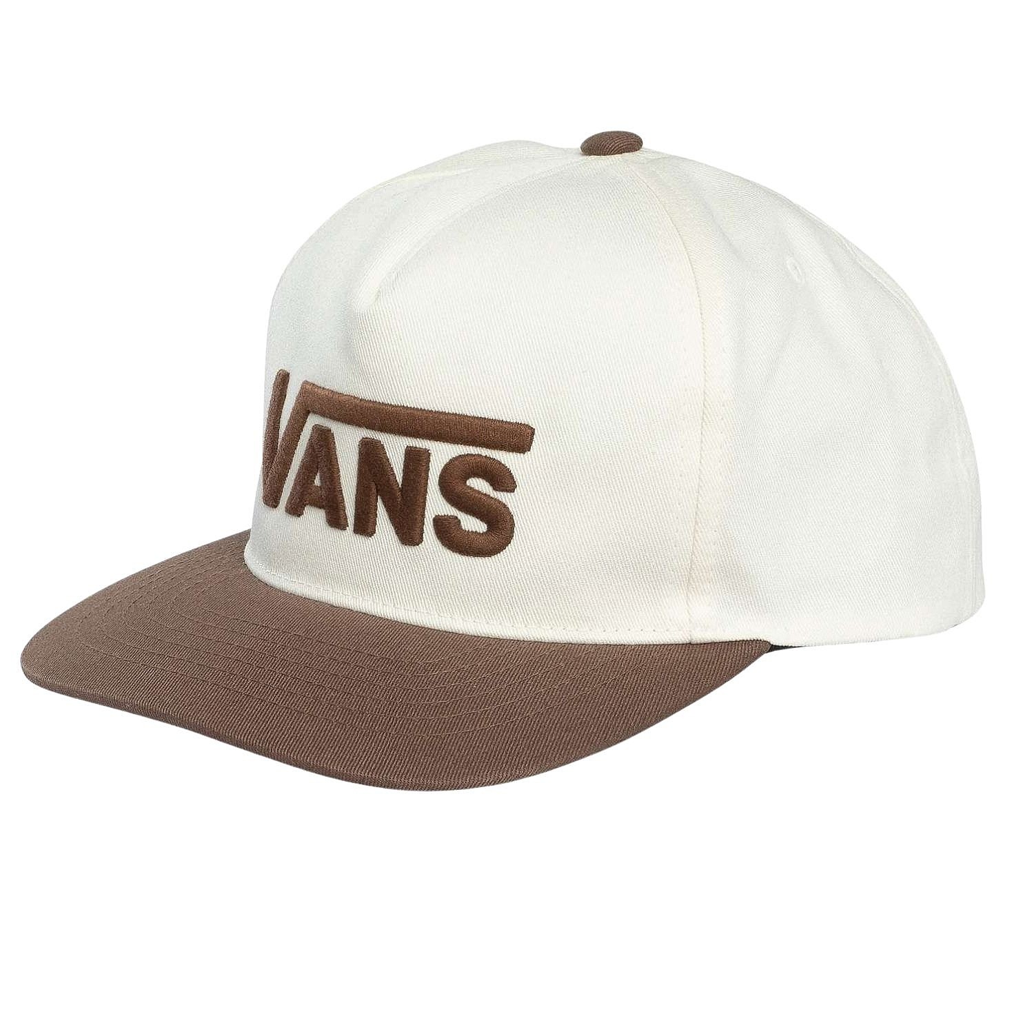 keps Vans Drop V Logo Snapback - Vintage Cocoa