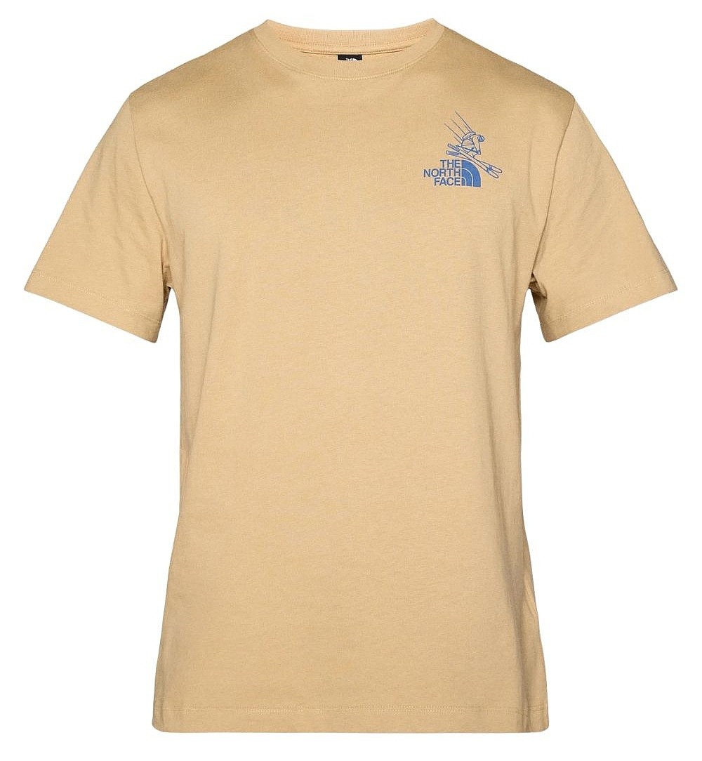 T-Shirt The North Face Mountain Celebration Regular - Khaki Stone - men´s