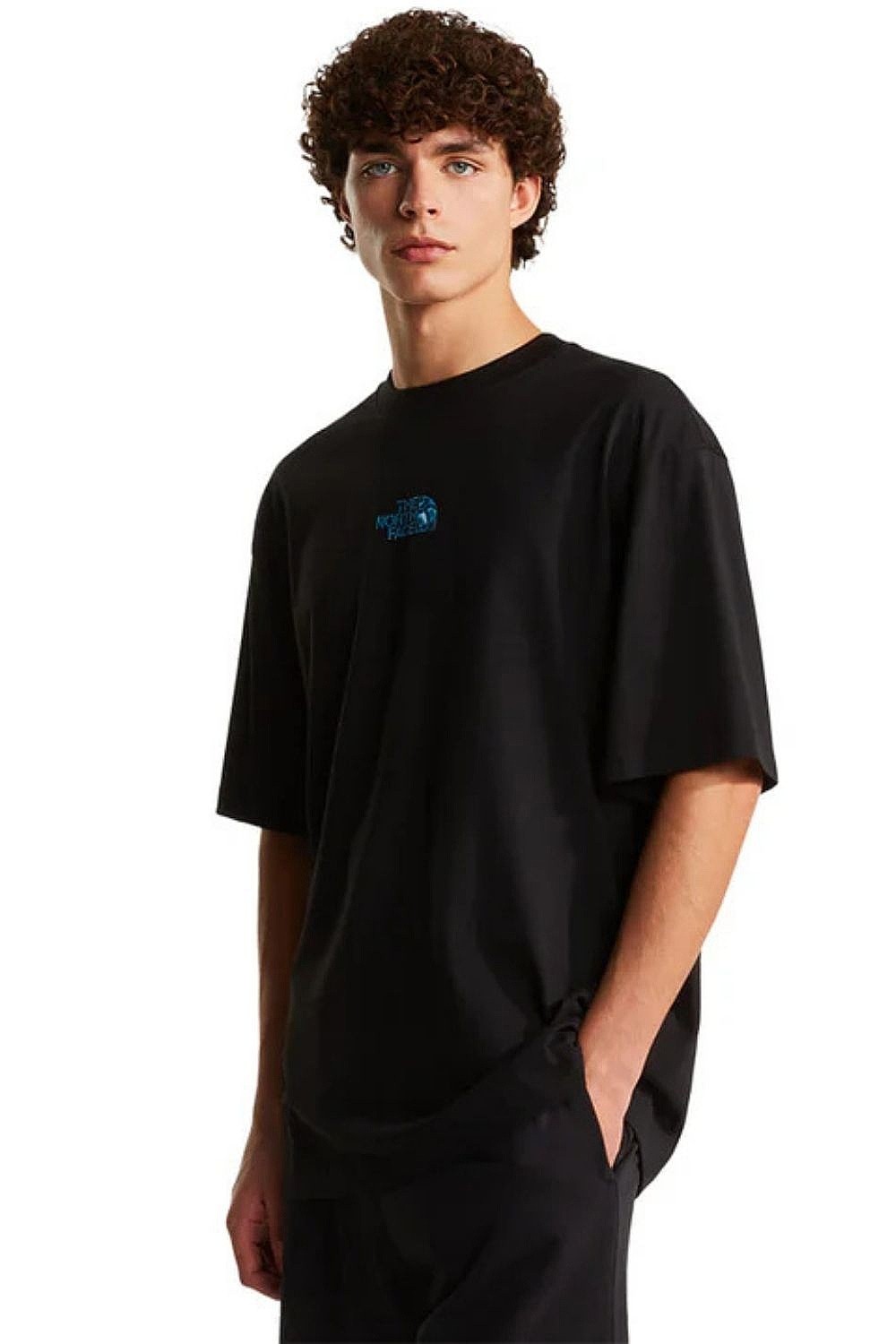 tričko The North Face Liquid Logo Oversize - TNF Black