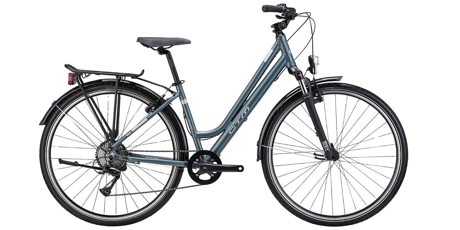 велосипед CTM Amber 28" - Matte Grey Green - women´s
