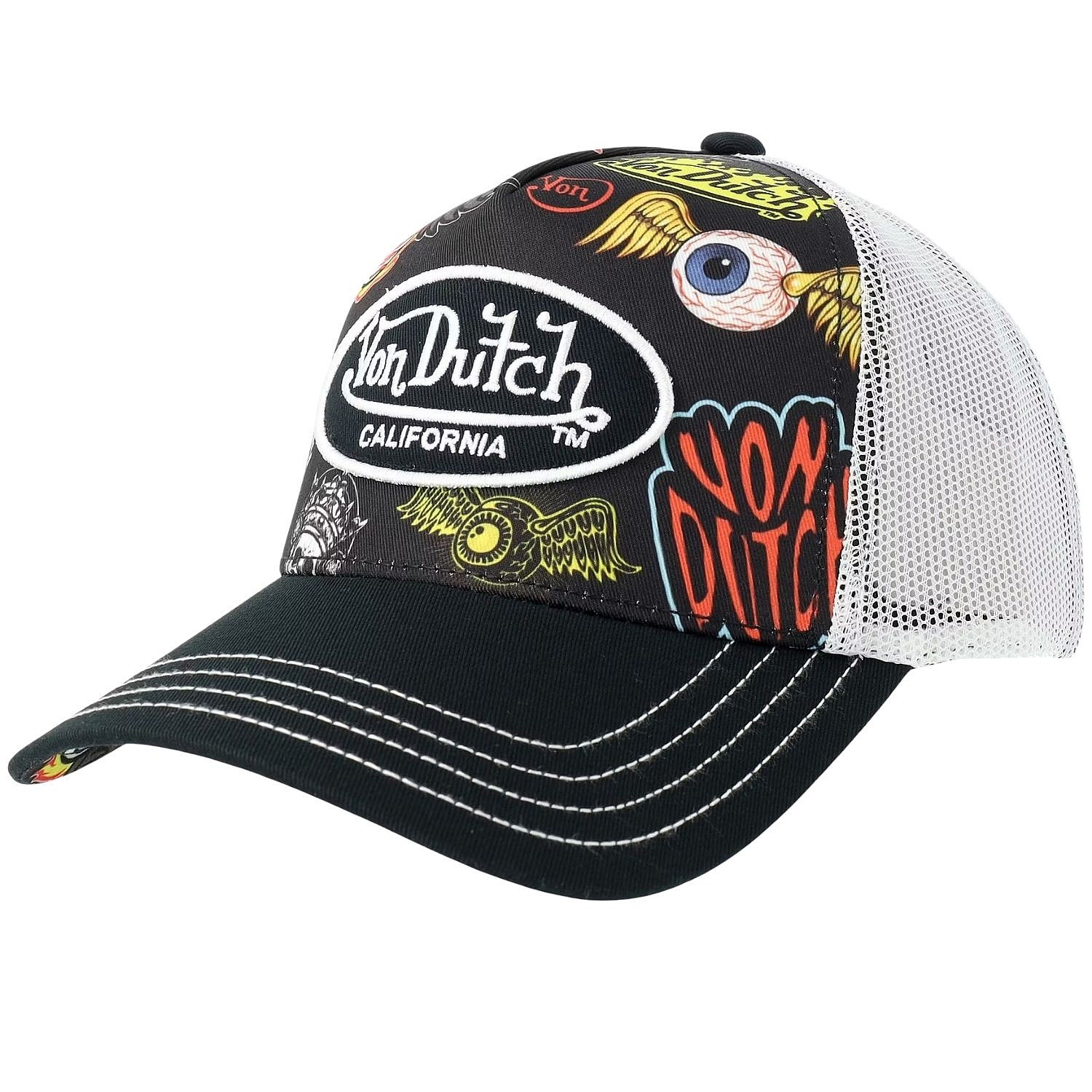 casquette Von Dutch Subli Trucker - Subl Von/Black