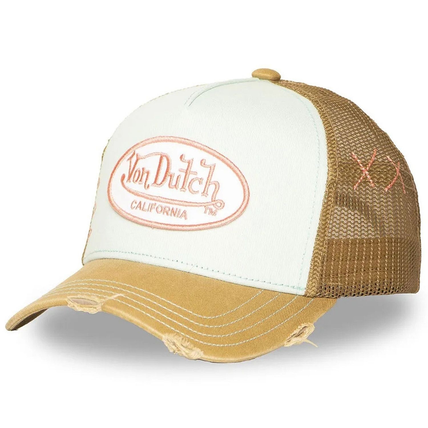 czapka z daszkiem Von Dutch Used Trucker - Mind Brown