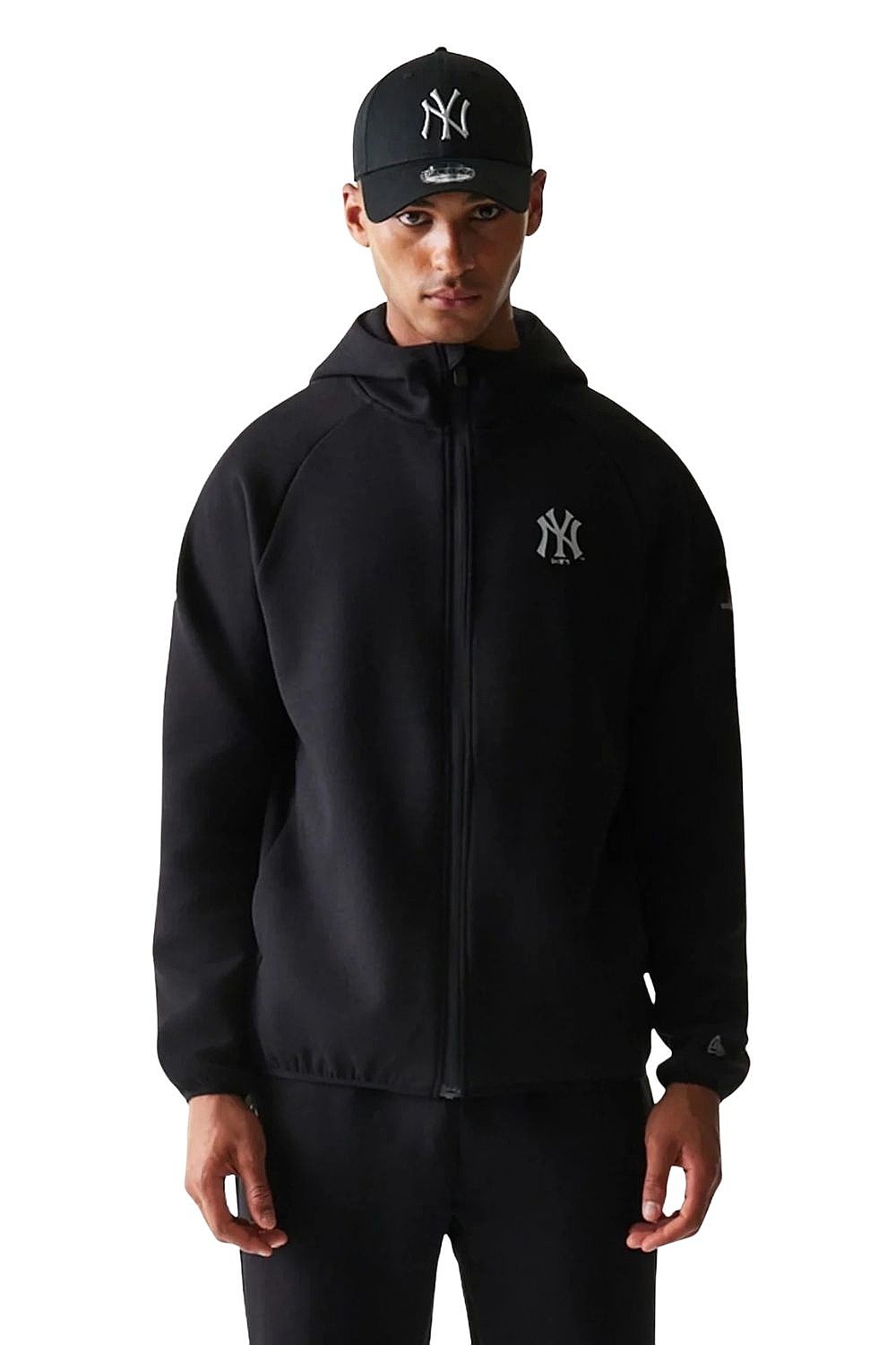 sweat-shirt New Era Core Plus Hoodie Zip MLB New York Yankees - Black - men´s