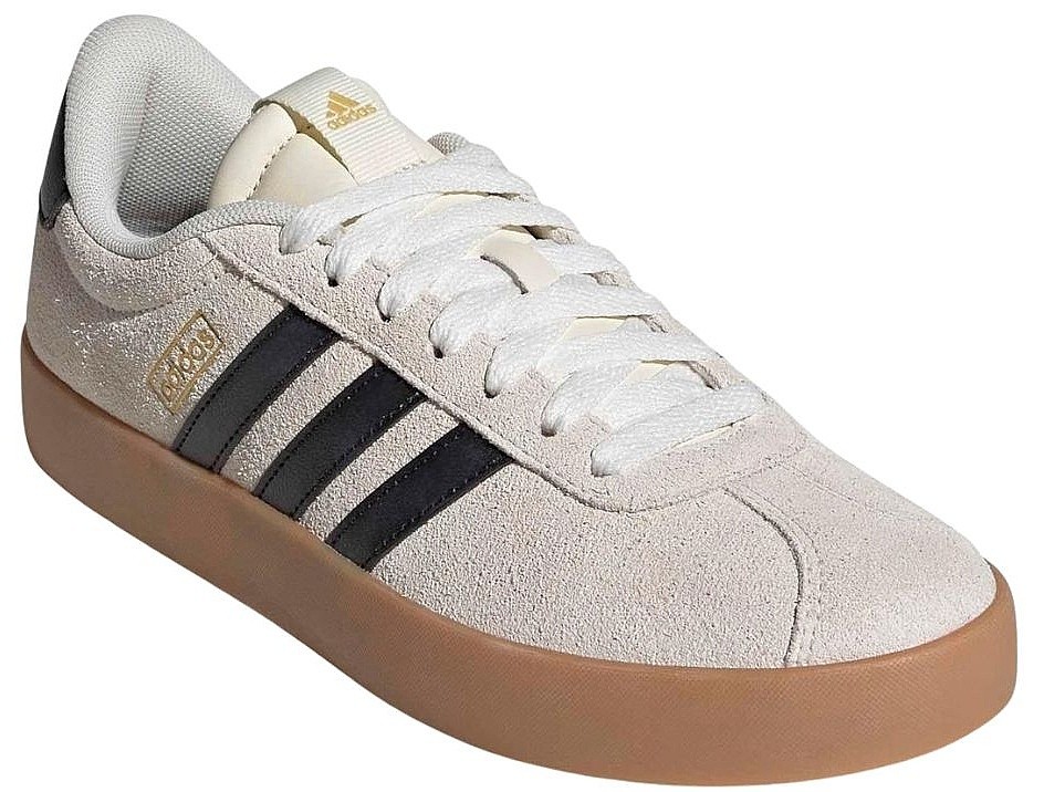 buty adidas Performance VL Court 3.0 - Cream White/Core Black/Gold Metallic