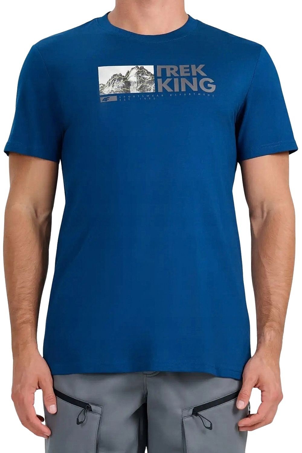 рубашка 4F 4FWSS26TTSHM3321 - 46S/Teal - men´s