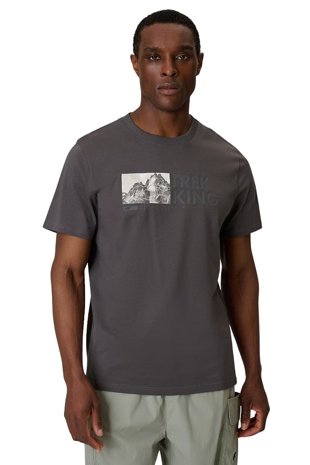 tričko 4F 4FWSS26TTSHM3321 - 24S/Middle Grey