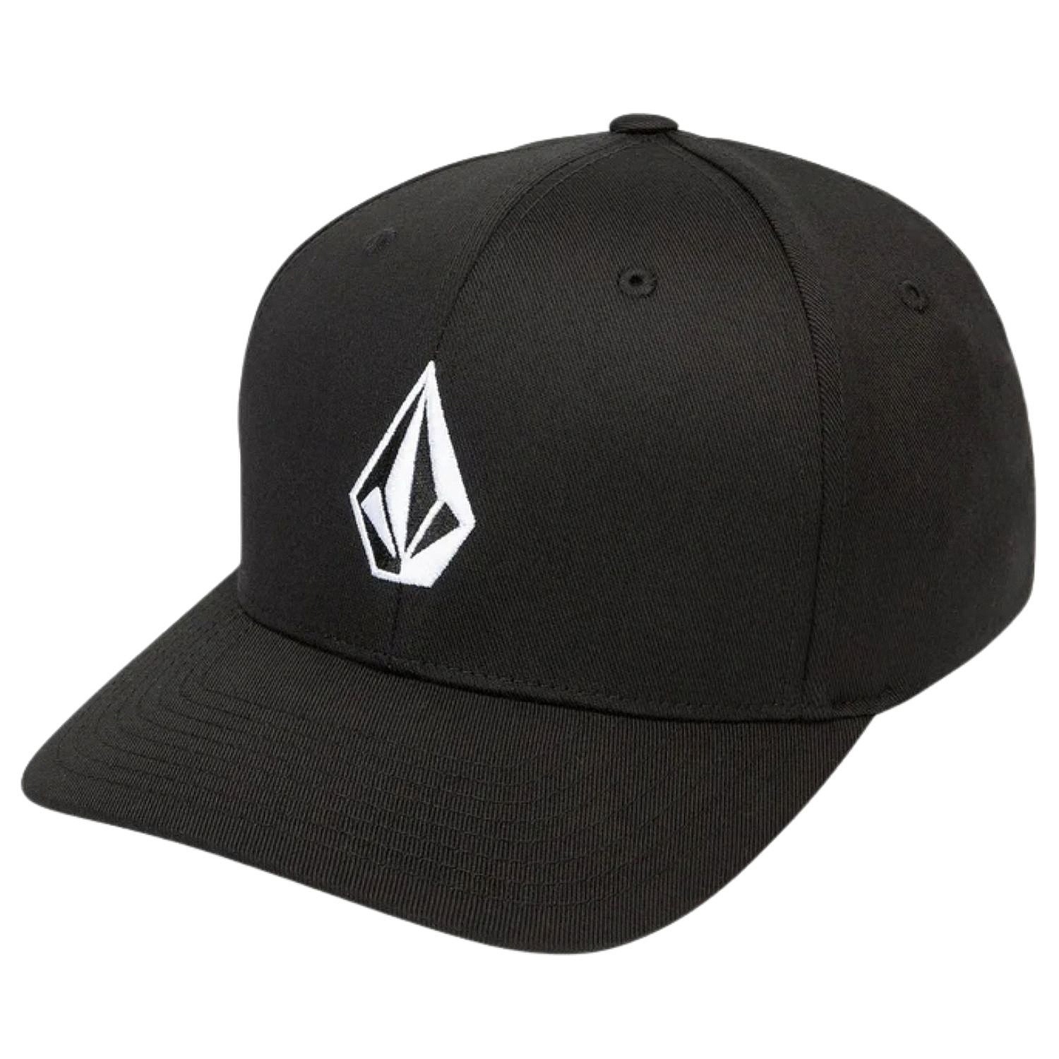 keps Volcom Full Stone Flexfit - Black - men´s