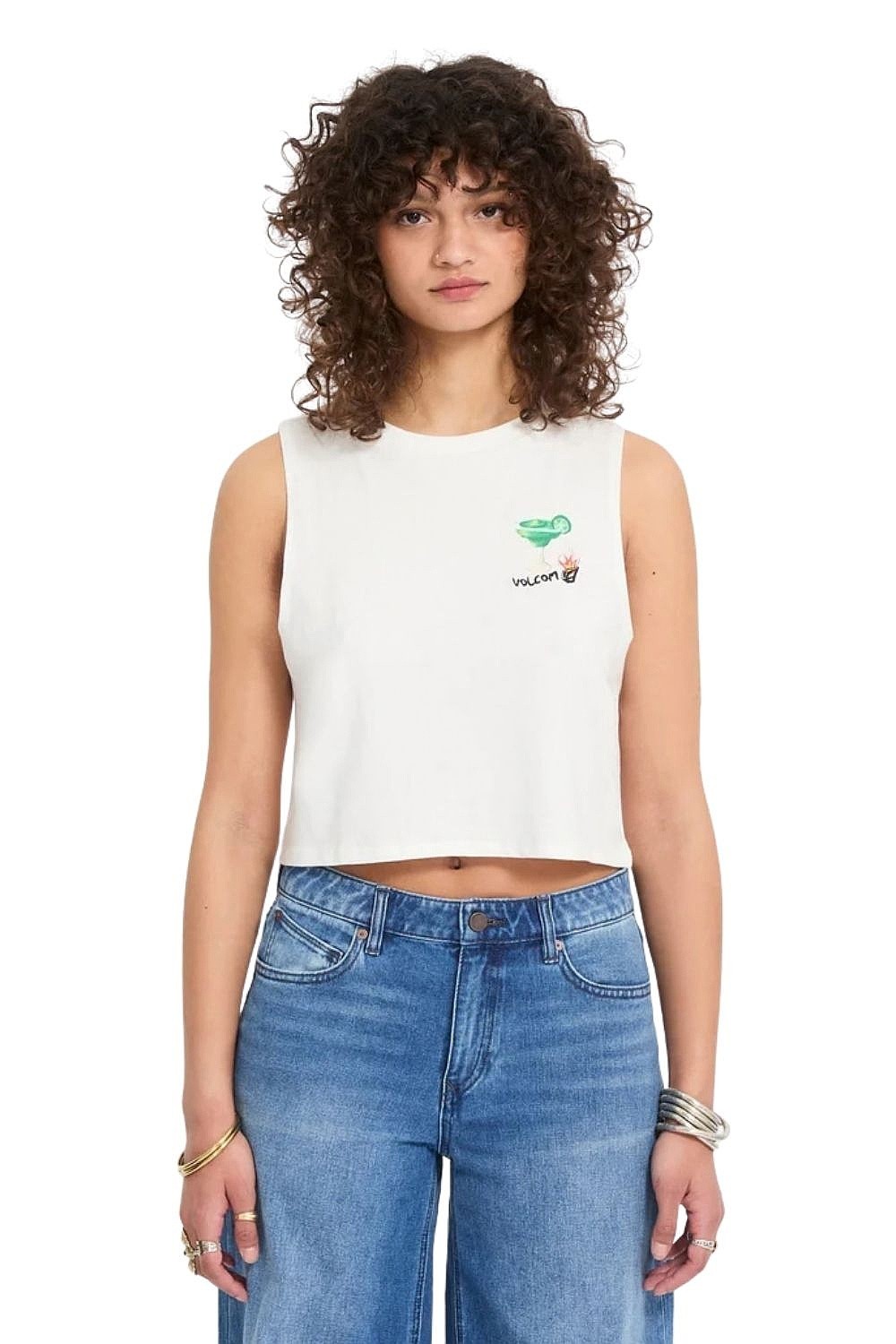 tílko Volcom Fa Mickey Mason - Off White