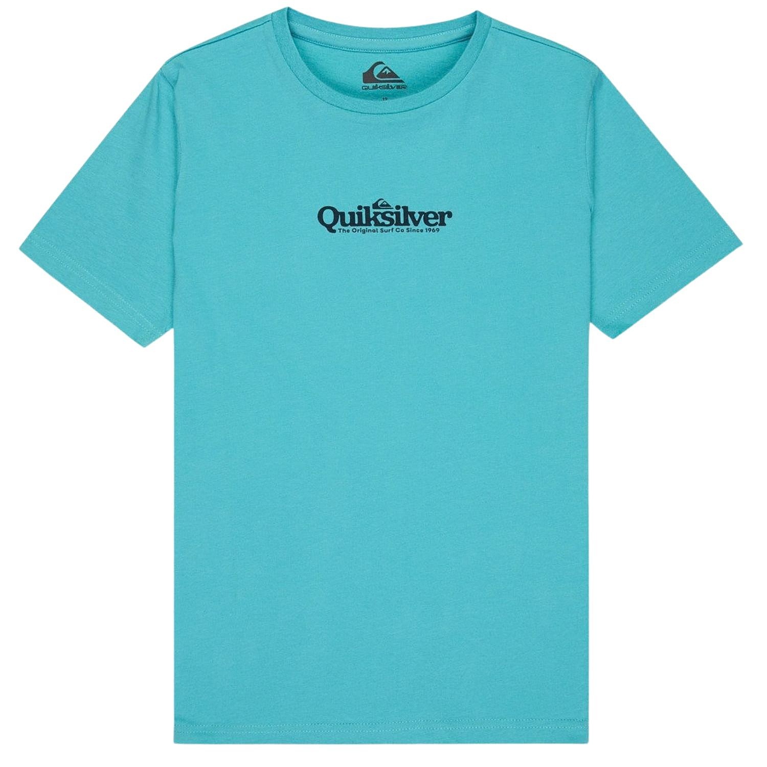 T-shirt Quiksilver Fineline - BJK0/Aqua - boy´s