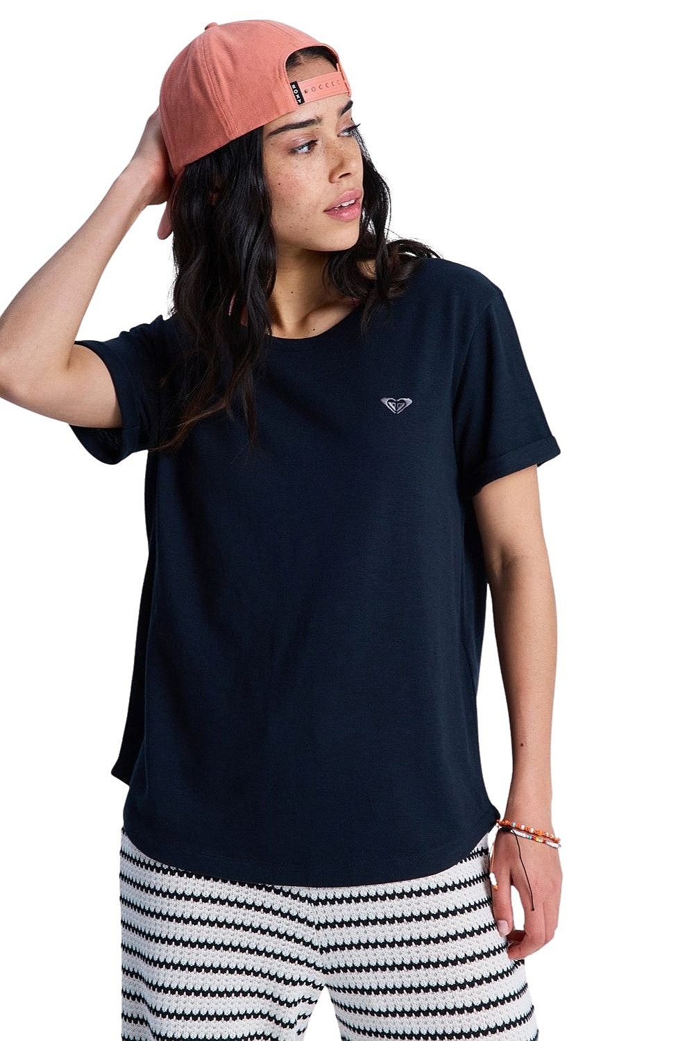 tričko Roxy Oceanwave Regular Emby - KVJ0/Anthracite - women´s