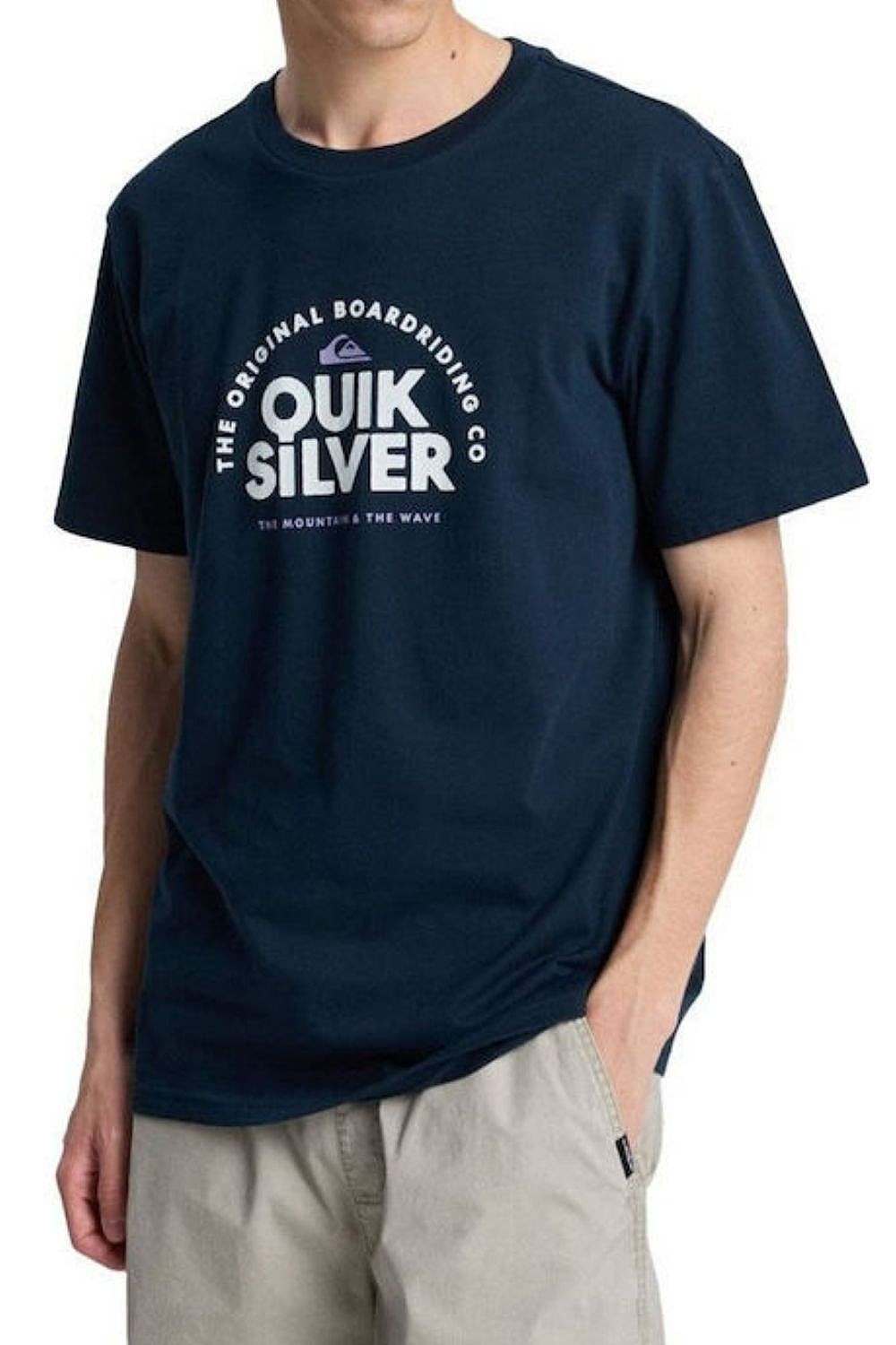 tričko Quiksilver Fundamental Ride - KTP0/Dark Navy - men´s
