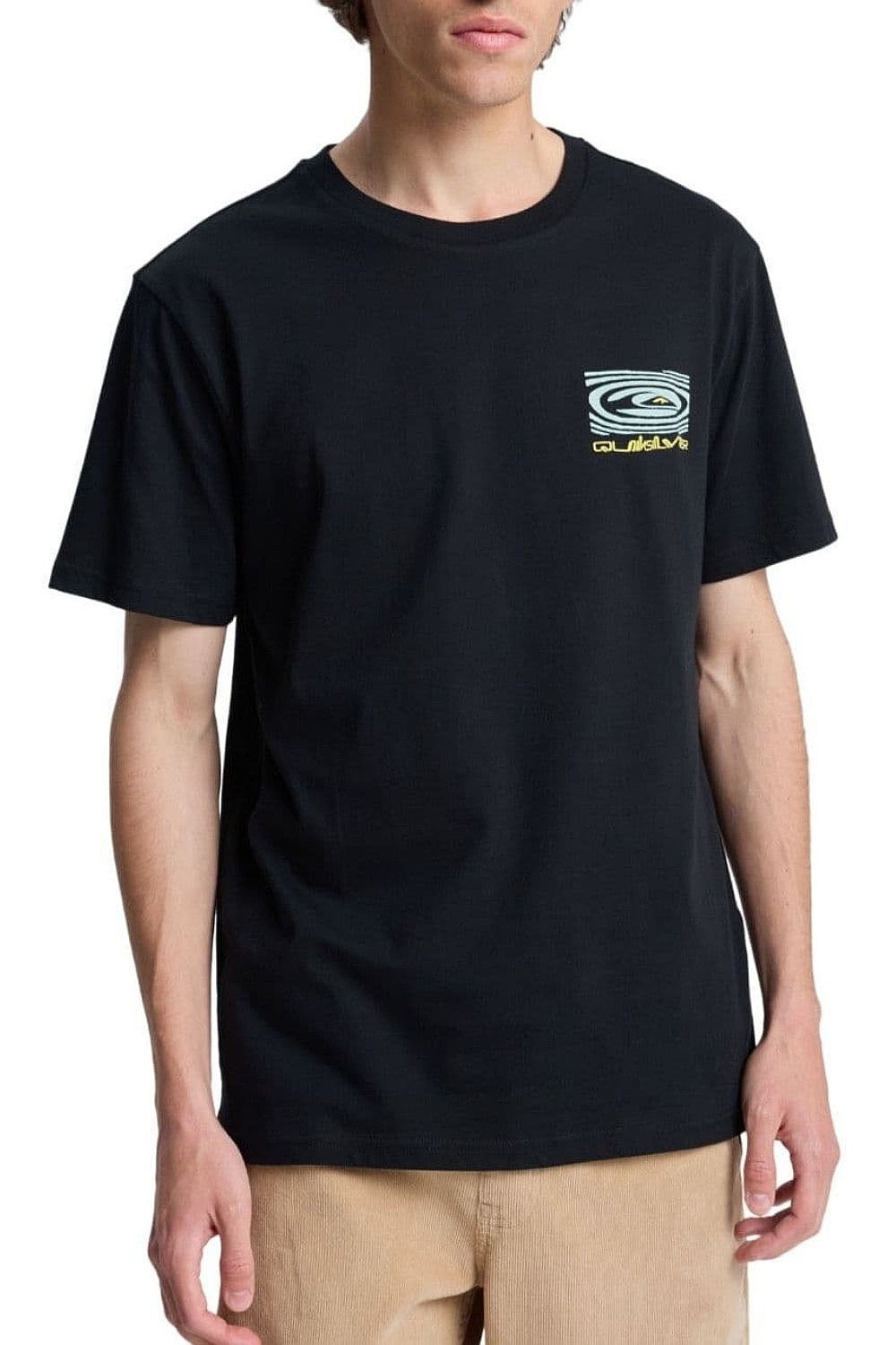 T-shirt Quiksilver Ripples - KVJ0/Black - men´s