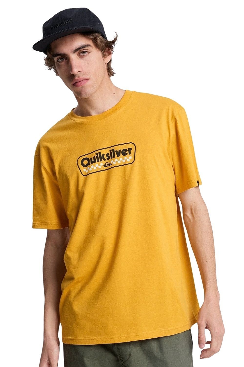 T-Shirt Quiksilver Ev Starting Grid - YKM0/Mineral Yellow - men´s