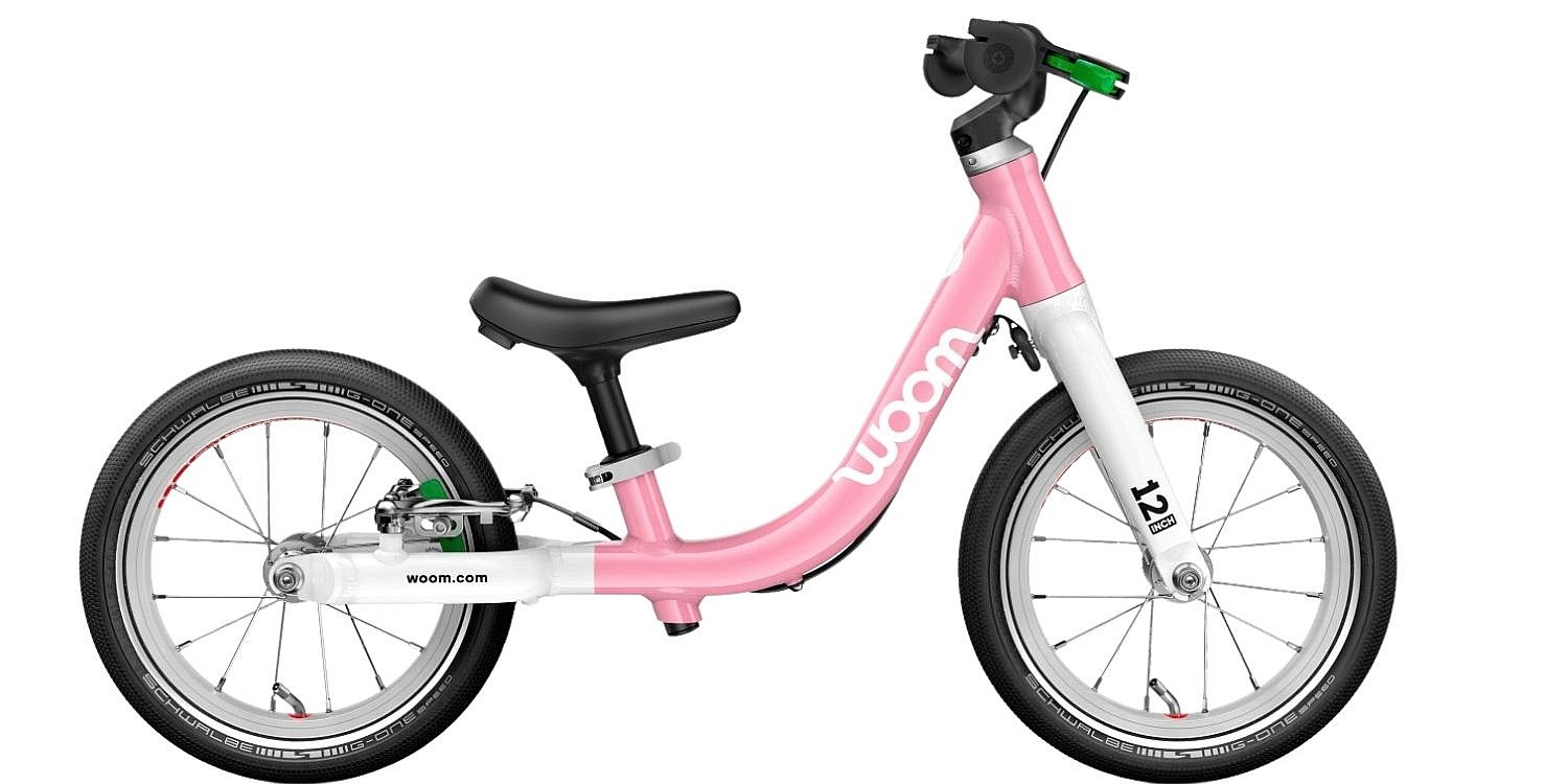 odrážadlo Woom 1 Classic Go 12" - Powder Pink - kid´s