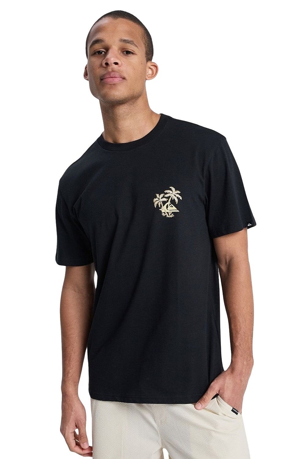 tričko Quiksilver Evo Learning From Nature - KVJ0/Black