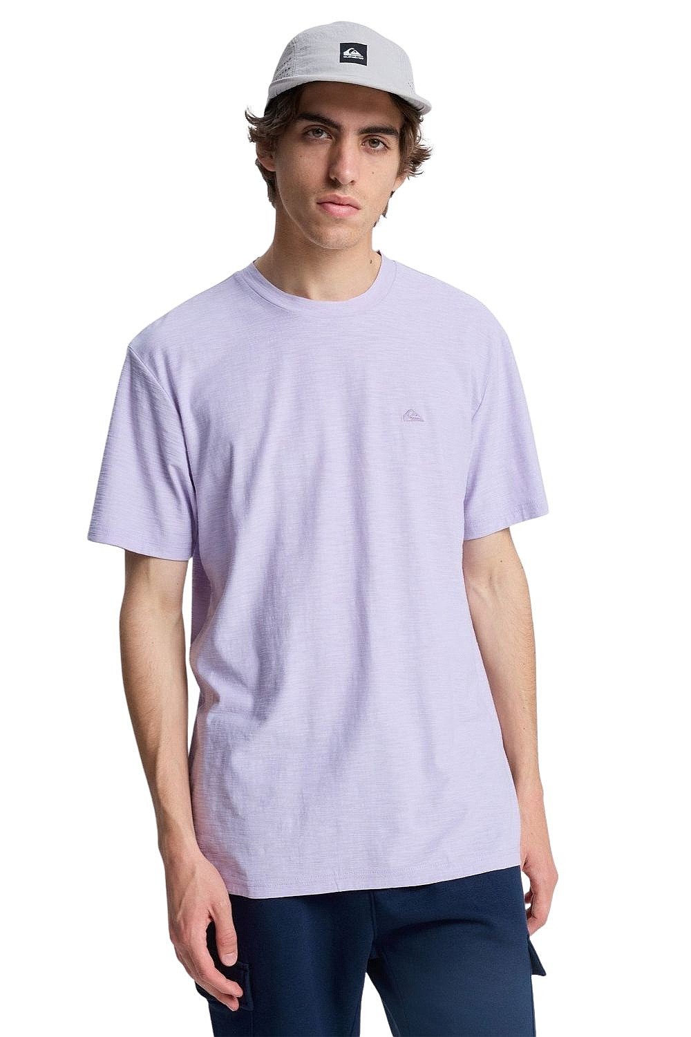 рубашка Quiksilver Slub Roundneck - PFJ0/Orchid Petal - men´s