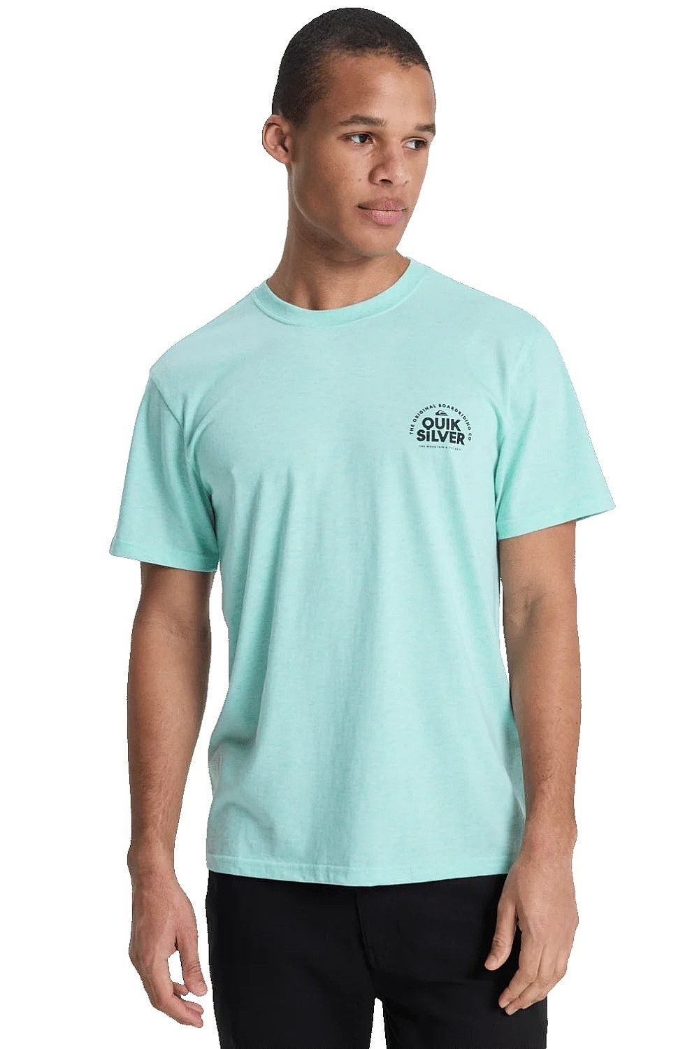 T-shirt Quiksilver Dola Injected Slub - GCF3/Brook Green Injected Slub - men´s