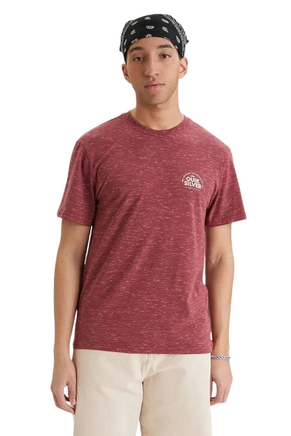 tričko Quiksilver Dola Injected Slub - RQZ3/Burnt Russet Injected Slub