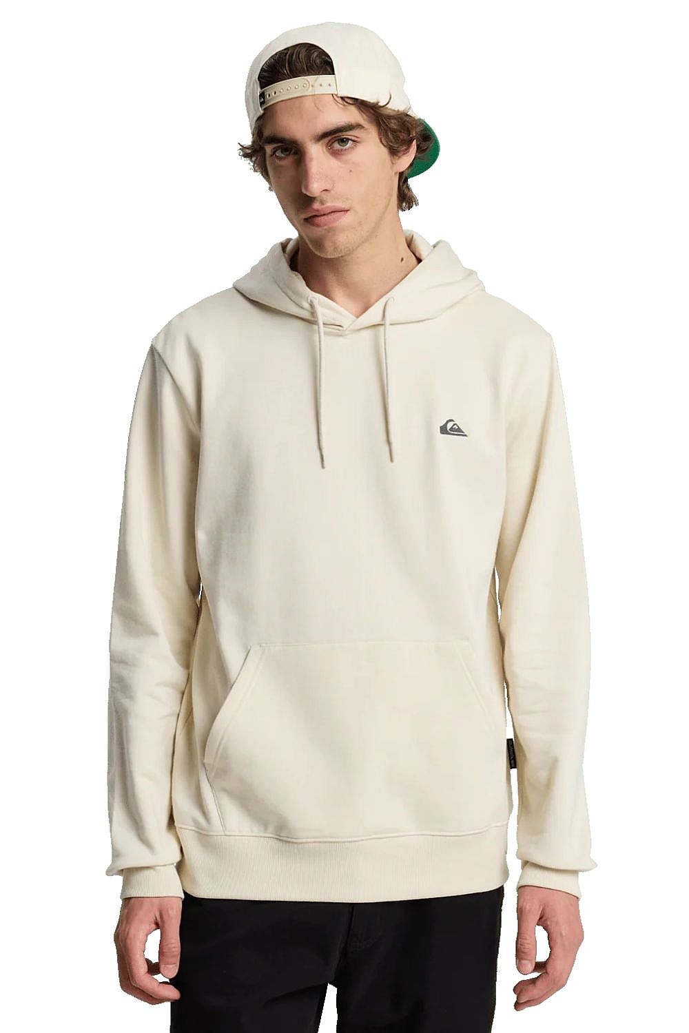 camisola Quiksilver Basic Hoodie - WEG0/Bone - men´s
