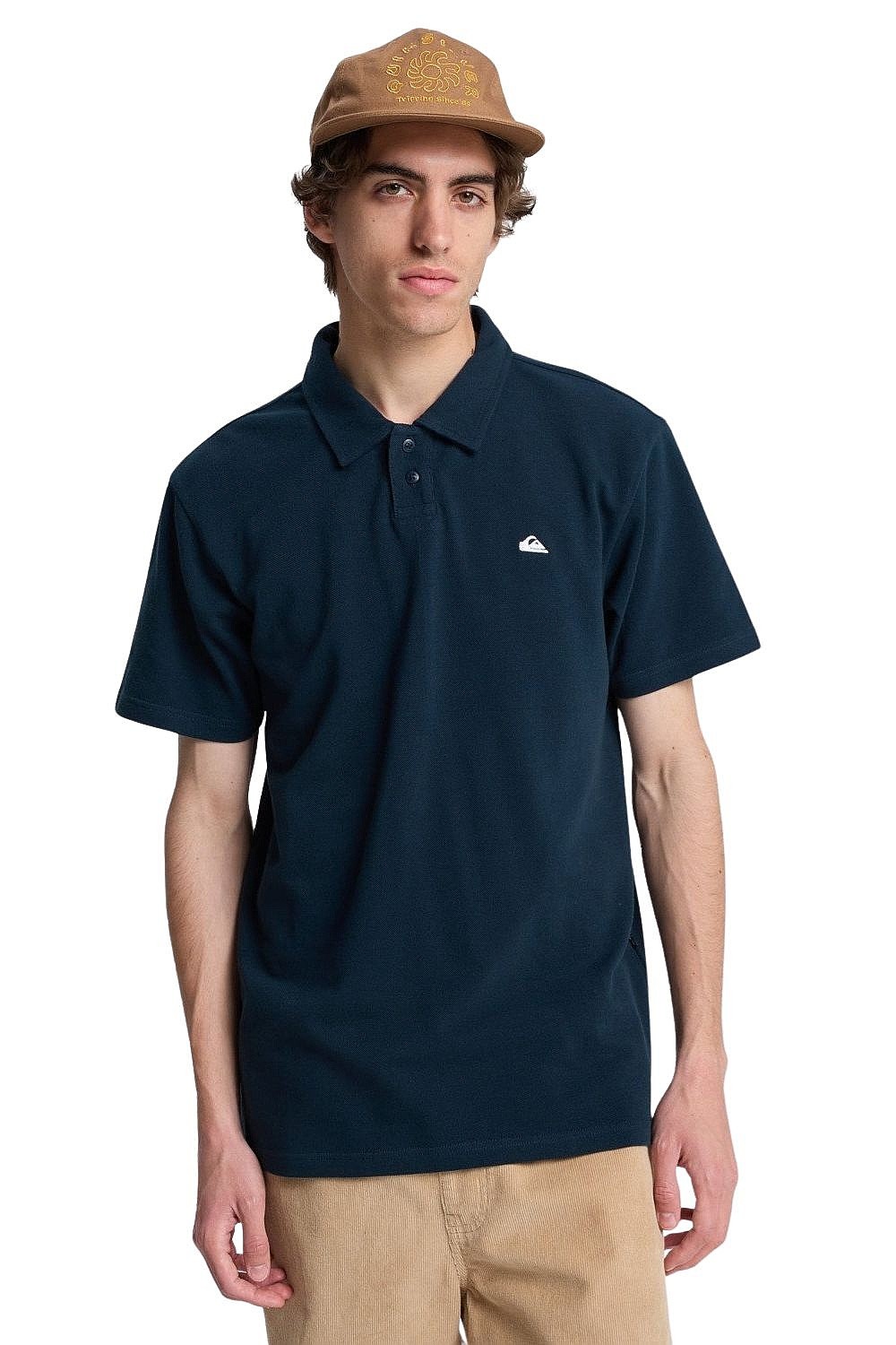 tričko Quiksilver MW Pique Polo - KTP0/Dark Navy - men´s