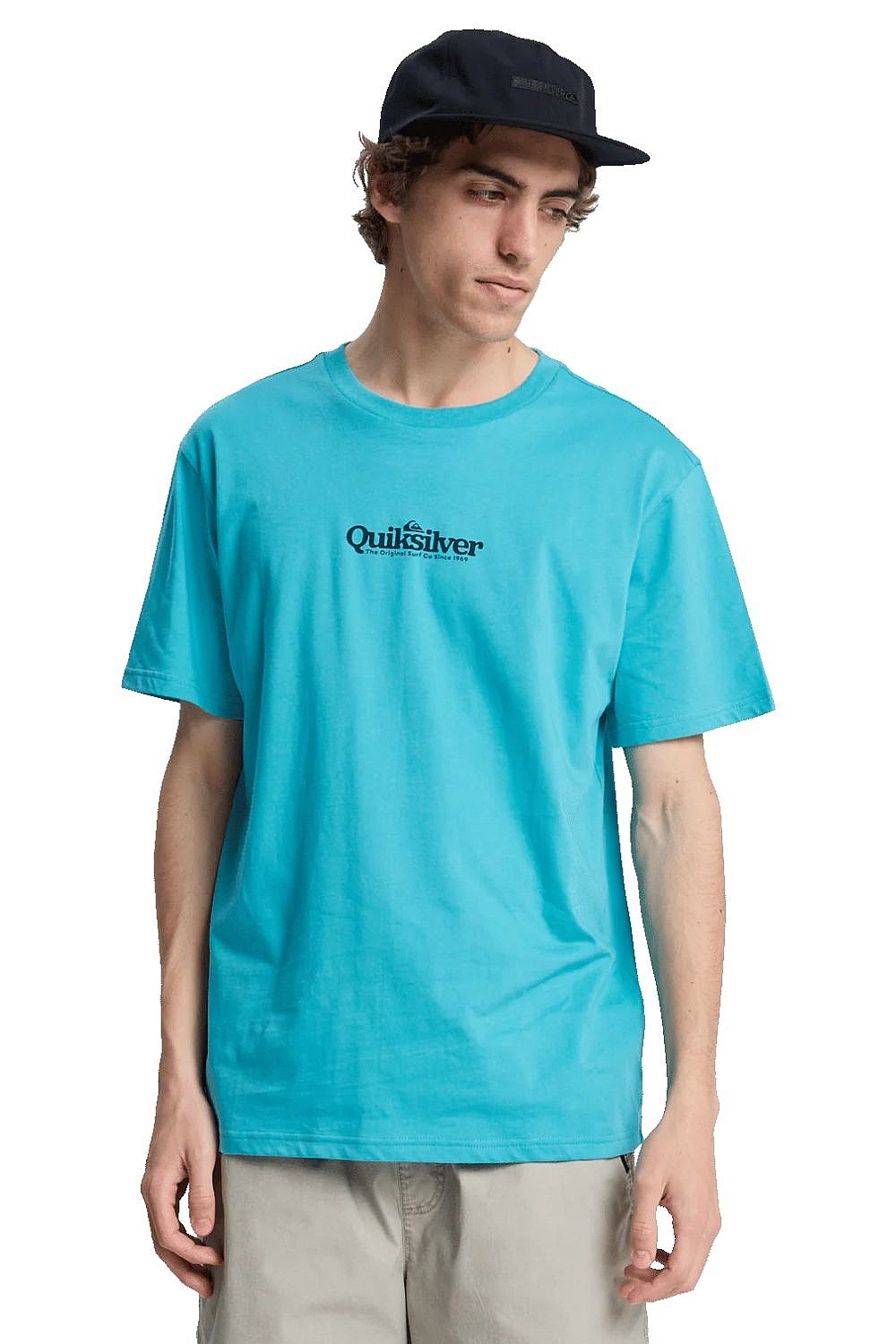 tričko Quiksilver Fineline - BJK0/Aqua - men´s