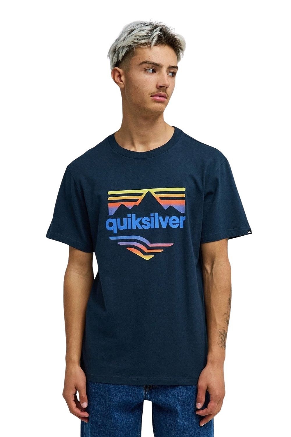 tričko Quiksilver Ev Horizon Fade - KTP0/Dark Navy