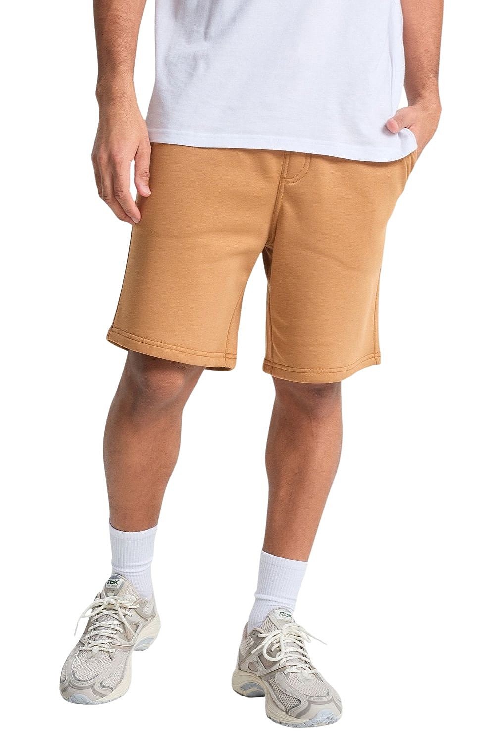 kraťasy Quiksilver Salt Water Fleece - CMK0/Tobacco Brown - men´s