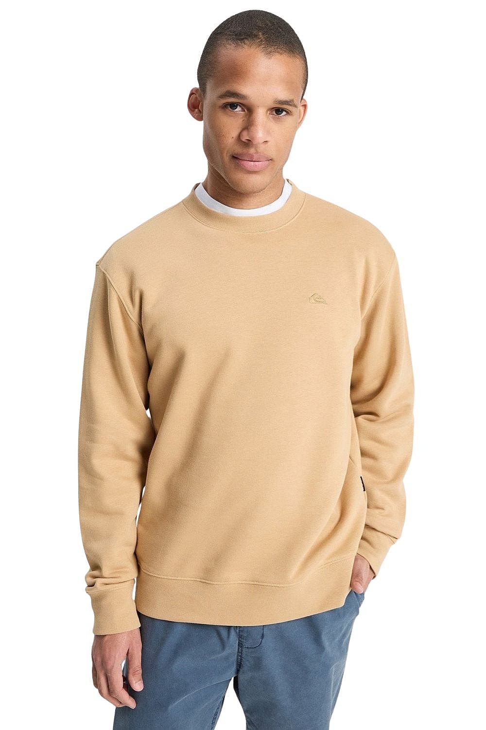 mikina Quiksilver Salt Water Crew - CJZ0/Khaki - men´s