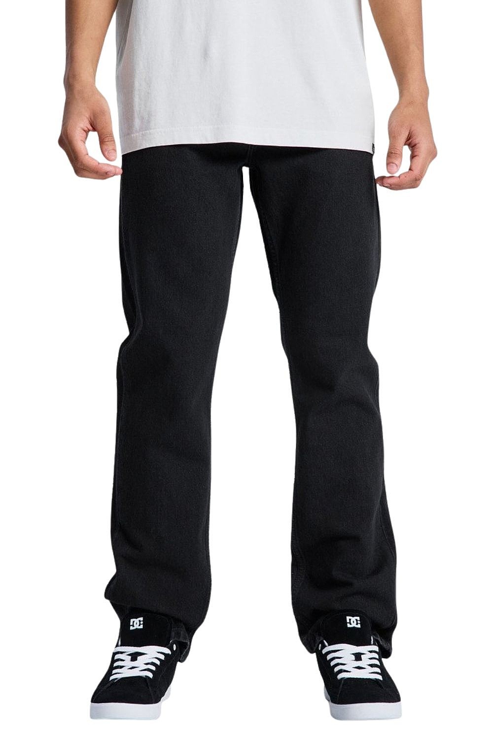 jeansy DC Straight Denim - KVJW/Black Tint - men´s