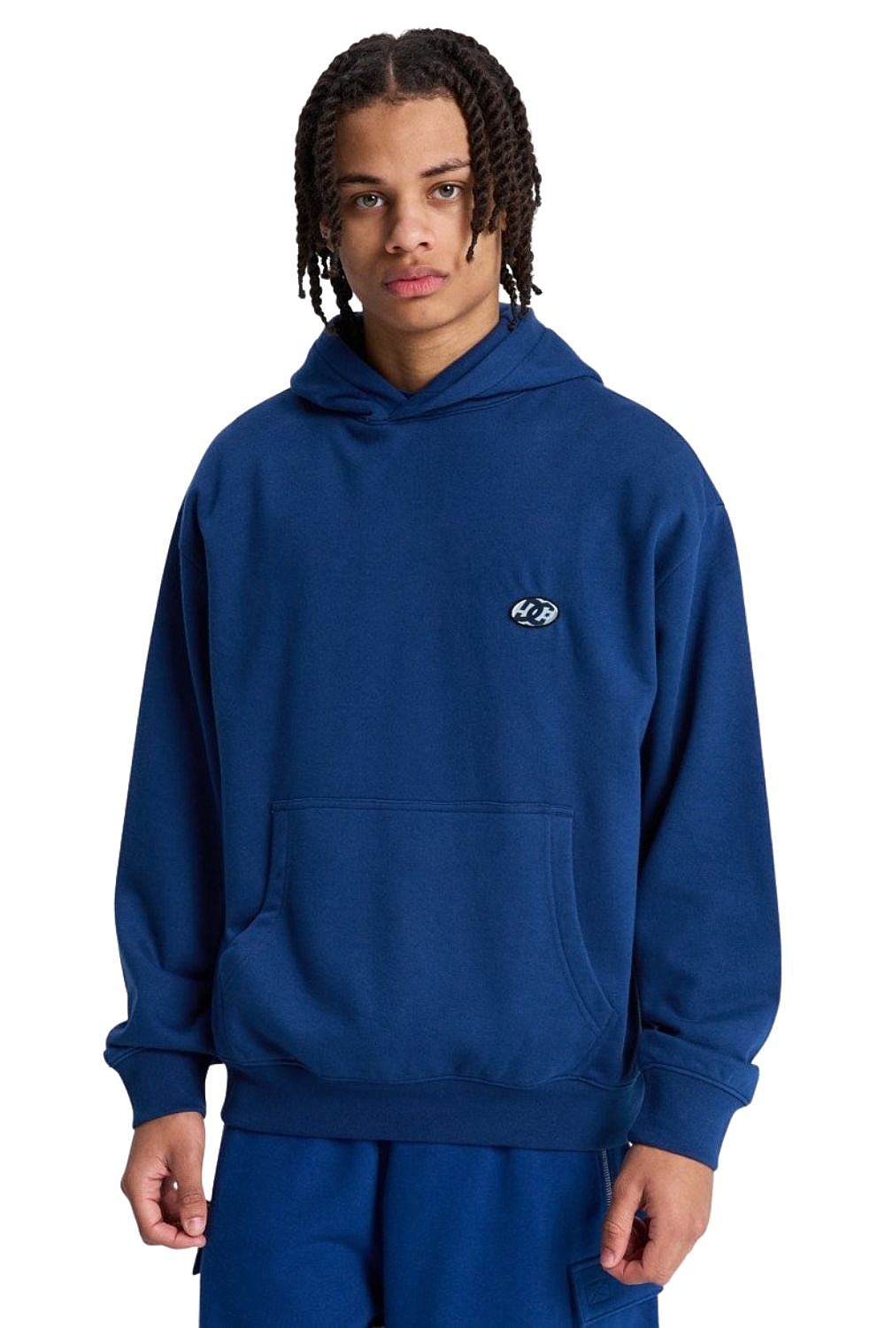 felpa DC Flow Down Pullover - BSW0/Estate Blue - men´s