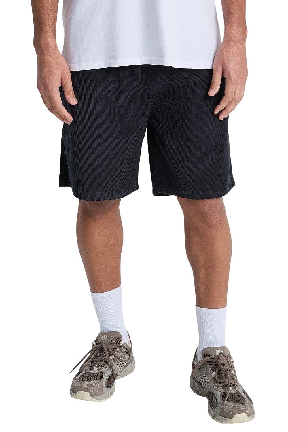 kraťasy Quiksilver Taxer Cord WS - KVJ0/Black