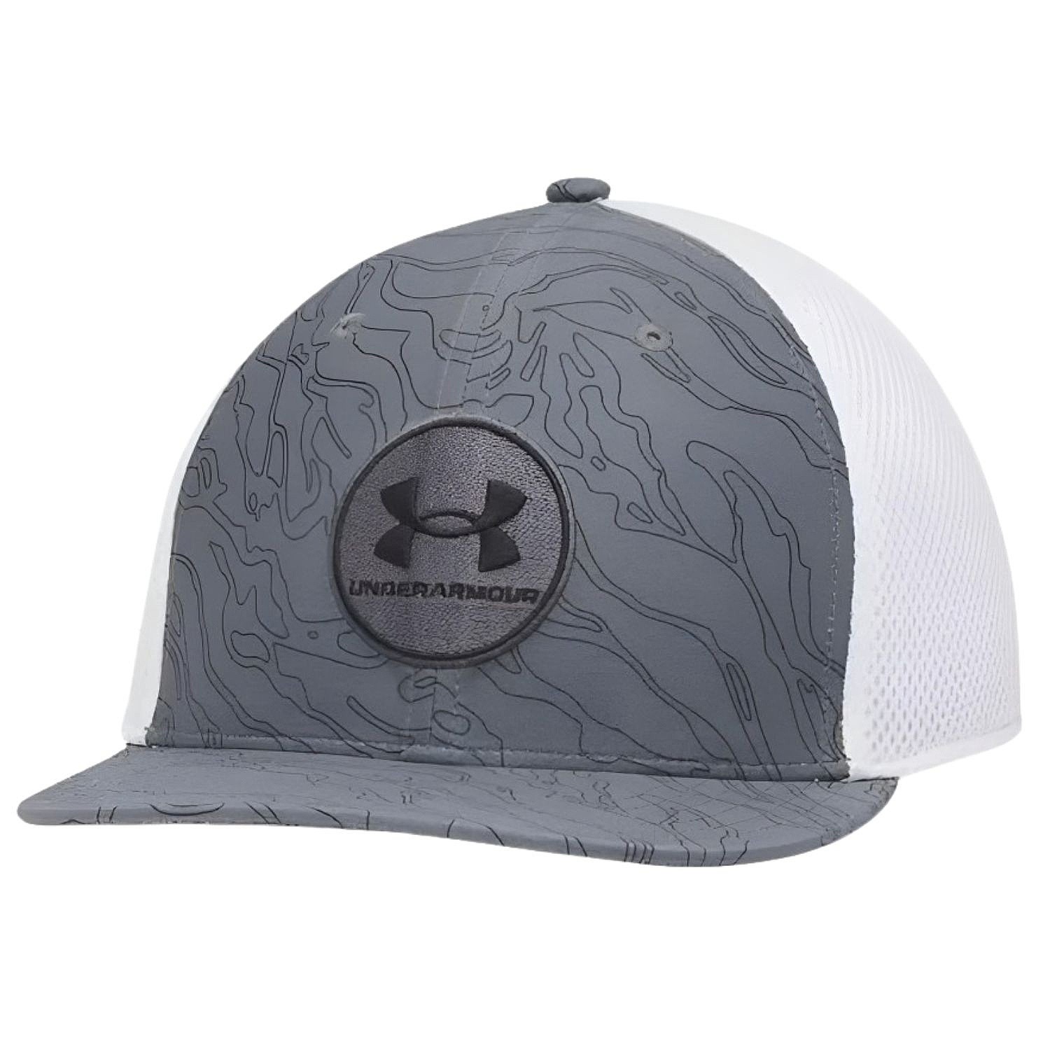 czapka z daszkiem Under Armour Drive Mid Stretch - Castlerock/Black - men´s